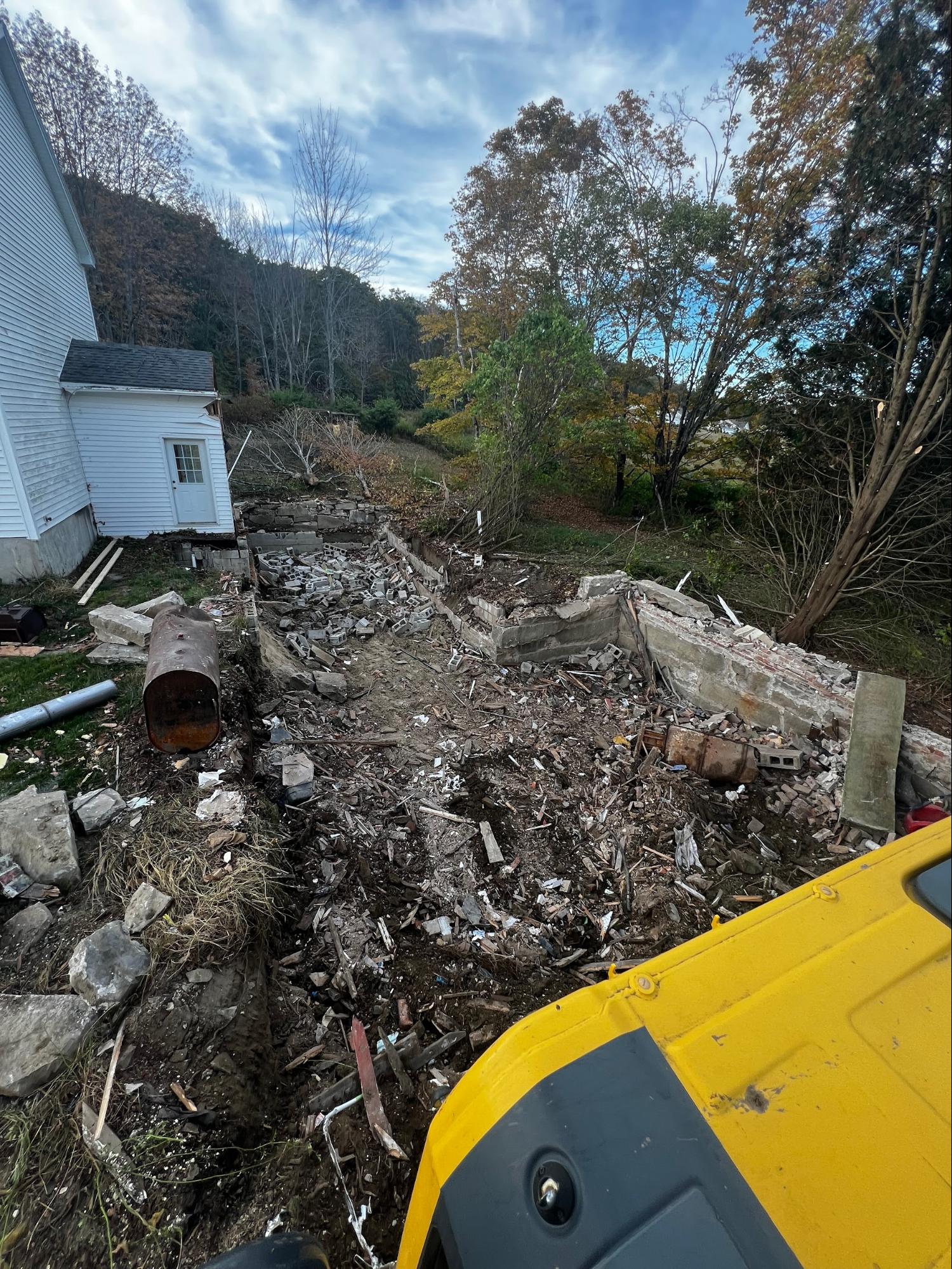 Foundation and debris removal